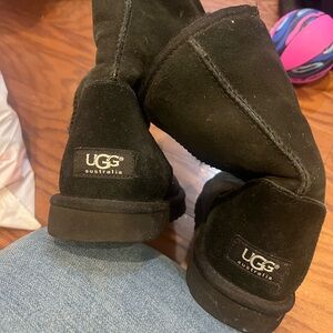 UGG Black Suede Boots